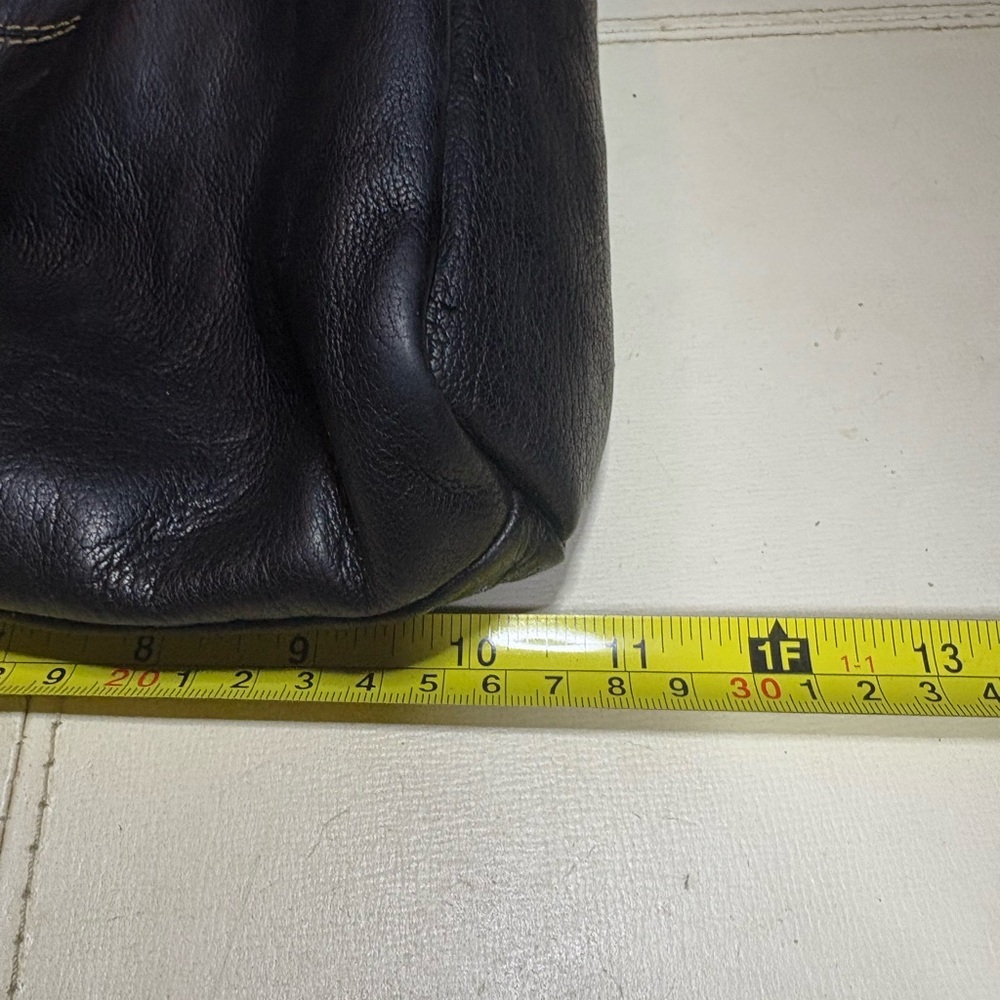 Black Leather Crossbody Bag Jack George’s - Picture 15 of 16